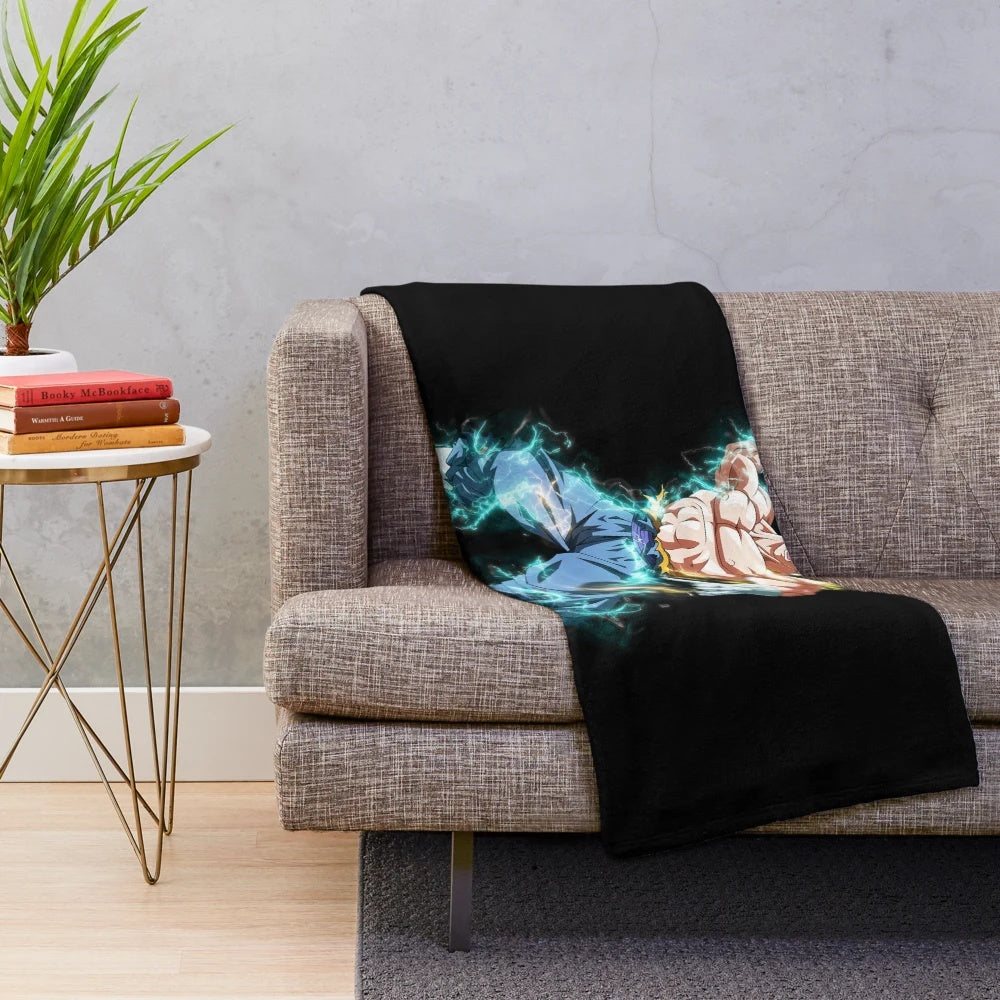 Vegetto Inspired Plush Blanket