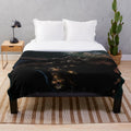 Velaris-inspired plush blanket featuring the Night Court and Prythian elements