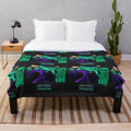 Velvet-inspired plush blanket featuring Adam Lambert's image