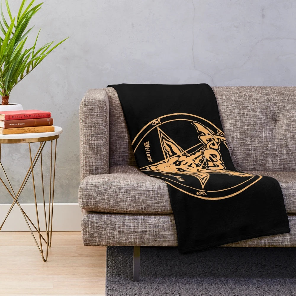Venom band plush blanket for heavy metal fans