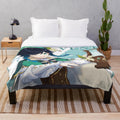 Venti-inspired plush blanket with Genshin Impact official artwork