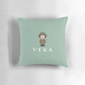Vera Inspired Pillow with Geordie Detective Motif