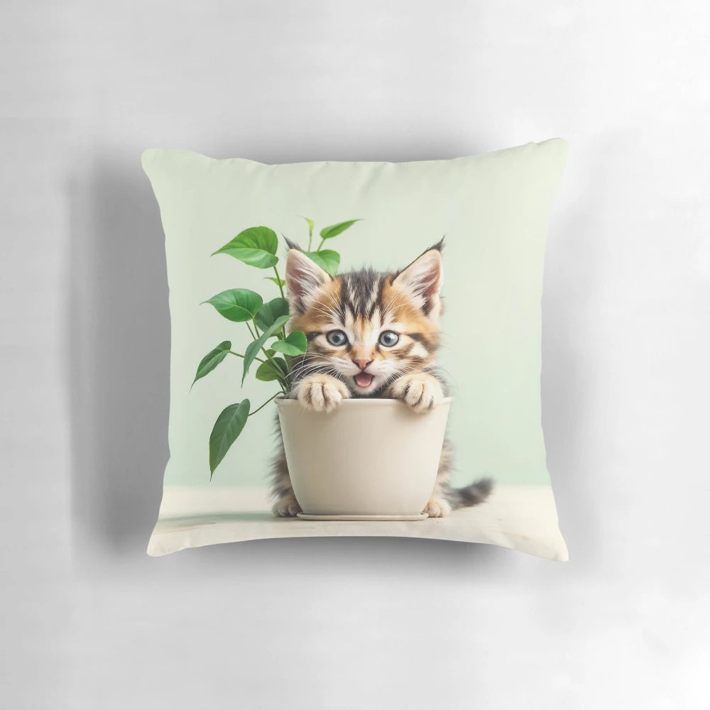Vibrant 3D background featuring artistic patterns of cute cat breeds, ideal for home decor and lifestyle products