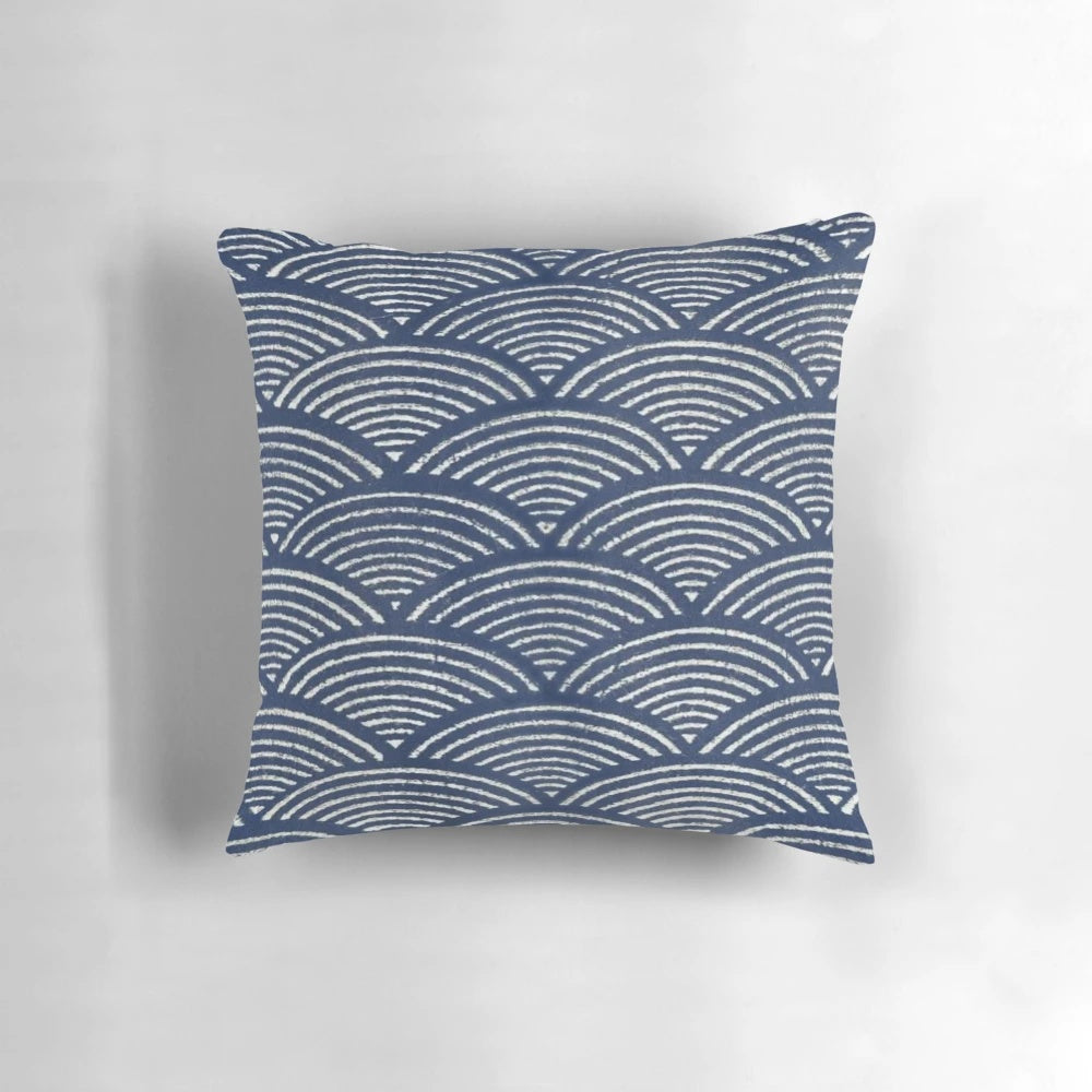 Vibrant abstract patterned pillow featuring a colorful graphic design, perfect for summer and nature-inspired home decor.
