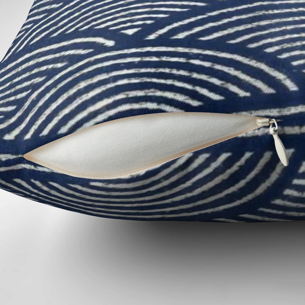 Vibrant abstract patterned pillow featuring a colorful graphic design, perfect for summer and nature-inspired home decor.