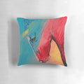 Colorful abstract painting of a majestic stallion horse