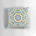 Alhambra tessellation pattern pillow with intricate Moorish design