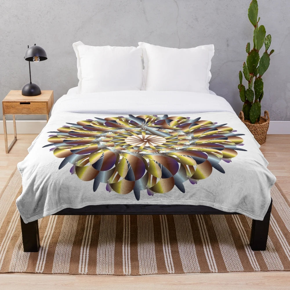 Vibrant and Cozy Designer Plush Blanket