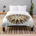 Vibrant and Cozy Designer Plush Blanket