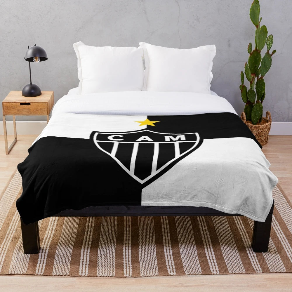 Colorful Atletico Mineiro Plush Blanket