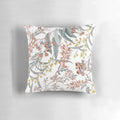 Colorful Pillow Featuring Iconic Australian Native Flowers like Eucalyptus, Grevillea, and Wax Flower