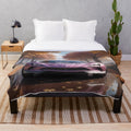 Autumn sports car plush blanket