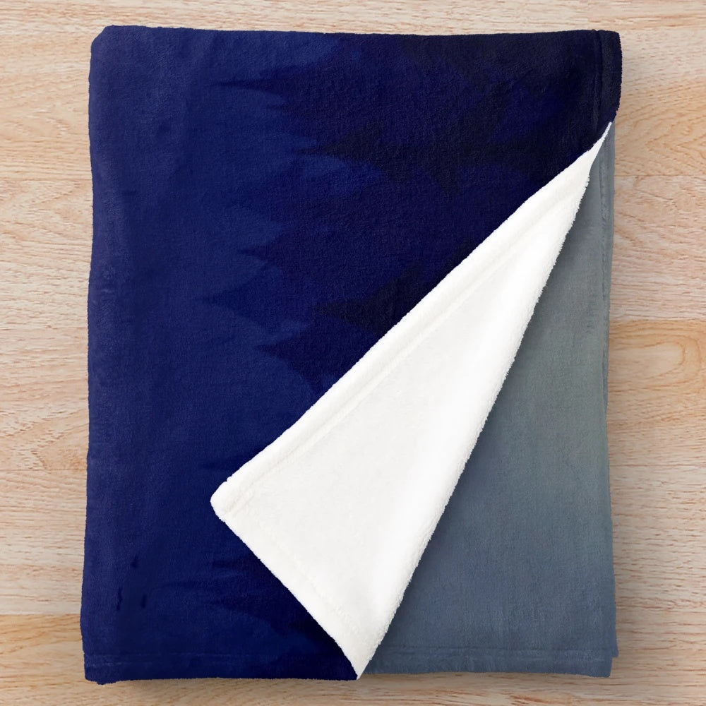 Avatar: The Last Airbender inspired plush blanket in night version featuring Appa, Aang, Katara, Sokka, Zuko, and Toph