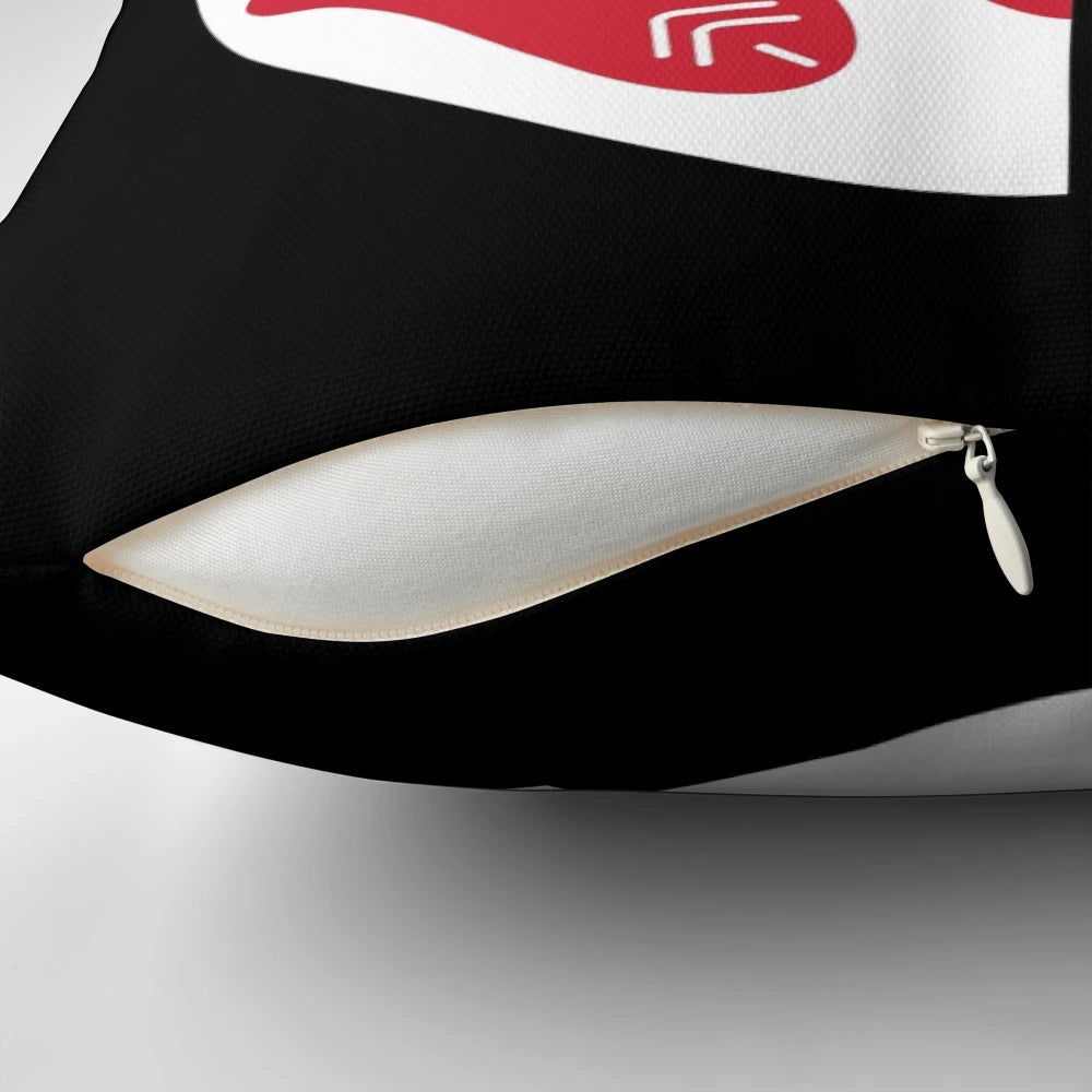 Boston sports fan pillow featuring team colors and logos