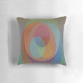 Carlos Cruz-Diez inspired pillow featuring dynamic color and kinetic design