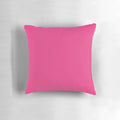 Cerise pink pillow with a variety of pink shades