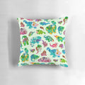 Colorful chameleon-themed pillow for a unique and eye-catching home accent