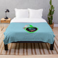 Colorful dragon plush blanket