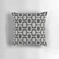 Colorful Ipanema Sidewalk Pillow showcasing the iconic Copacabana Beach in Rio de Janeiro, Brazil