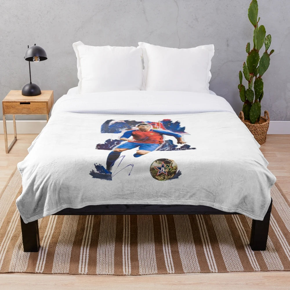 Cristiano Ronaldo Portugal Soccer Legend Plush Blanket