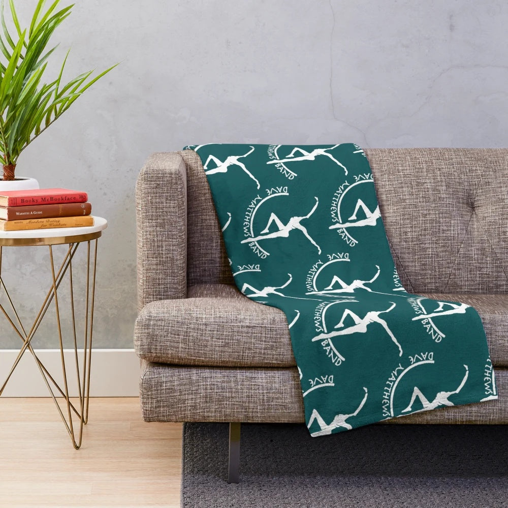 Dancing Matthews-inspired plush blanket with musical elements