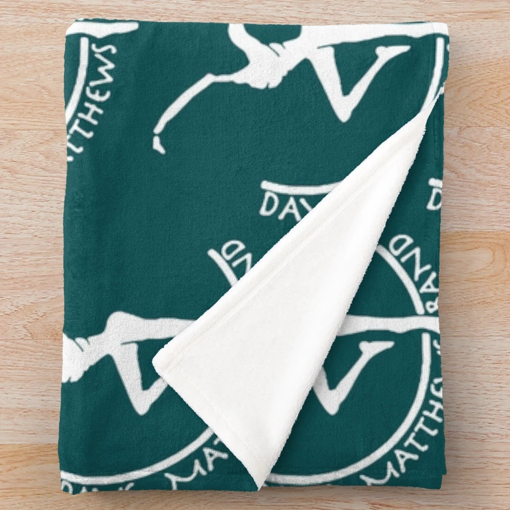 Dancing Matthews-inspired plush blanket with musical elements