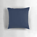 A plush, solid color pillow in a vibrant dark blue/maastricht blue shade, perfect for adding a modern, stylish accent to your bedroom or living room.