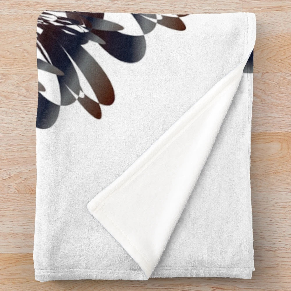 Colorful and stylish designer's plush blanket