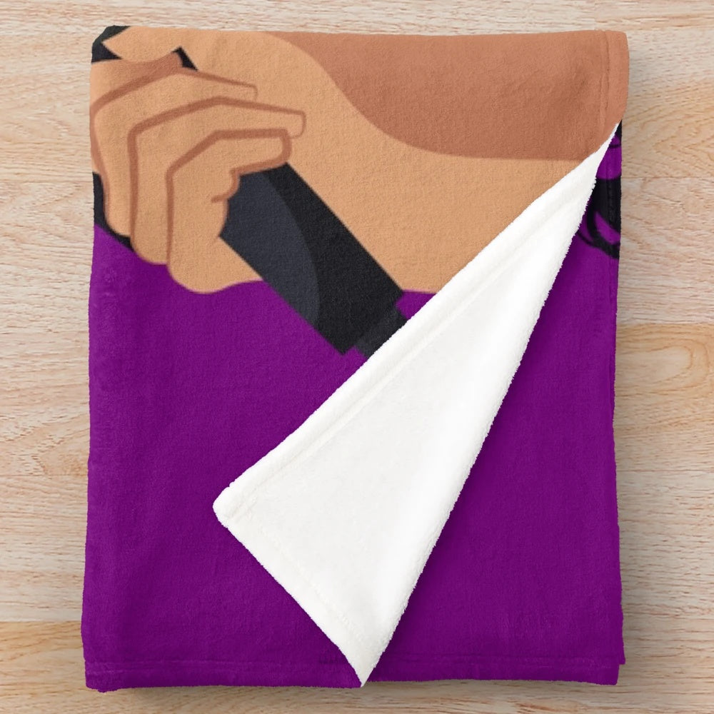 Alejandro Mogollo disco-themed plush blanket