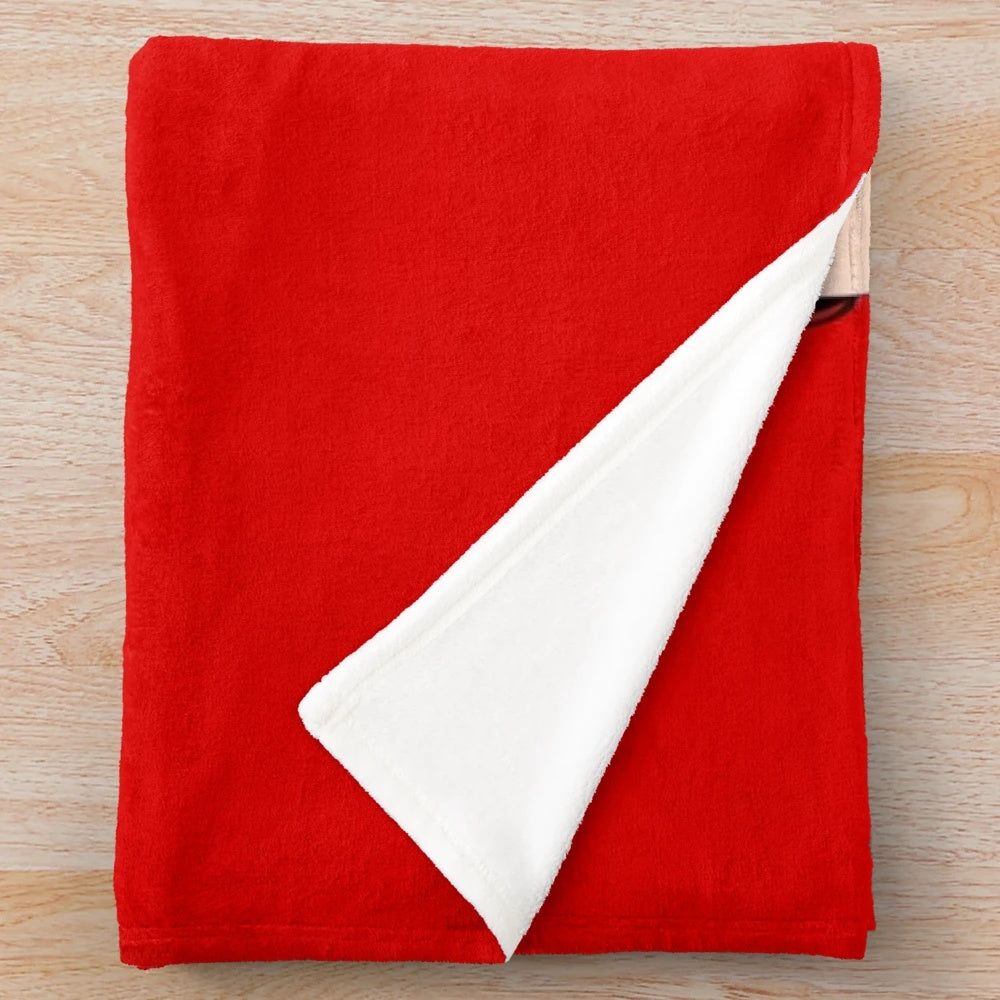 Vibrant dragon-inspired plush blanket with a stylized, modern design