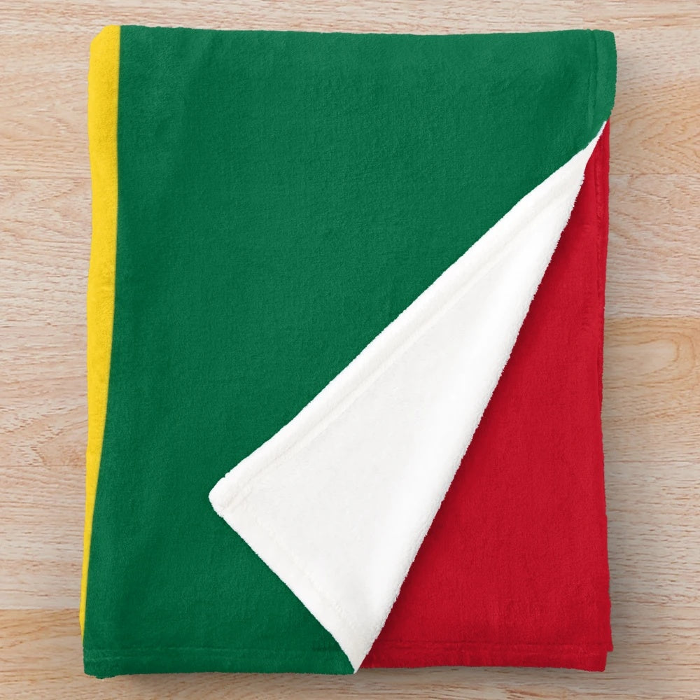 Ghana national flag plush blanket