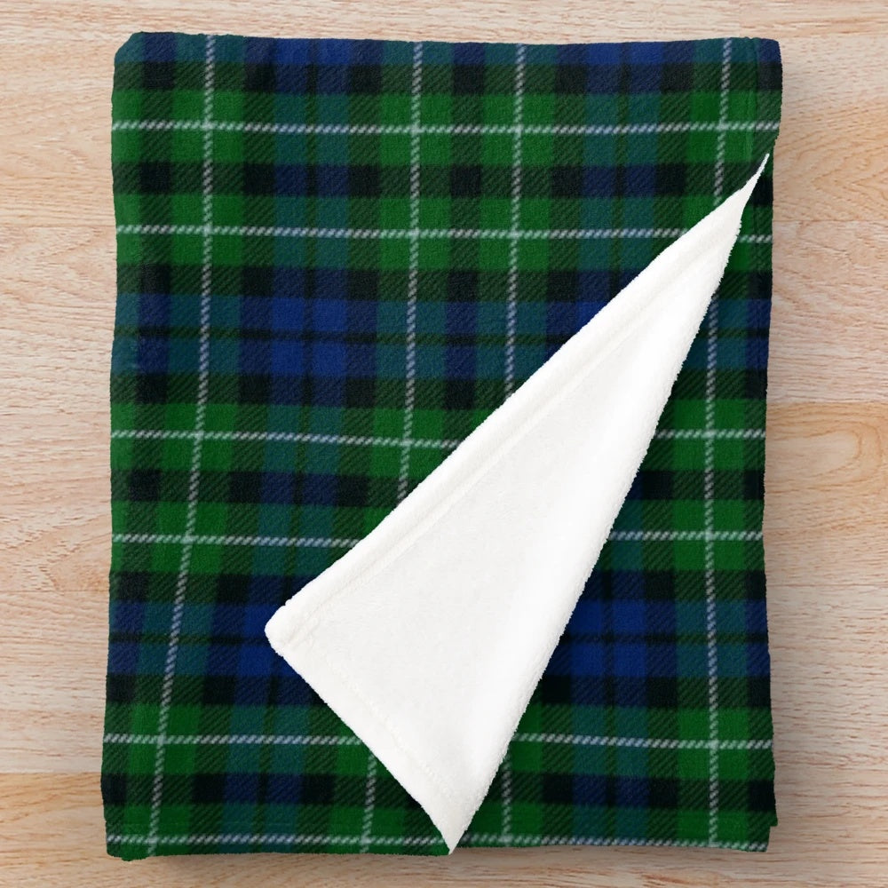 Graham Clan Tartan High-Resolution Plush Blanket