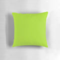 Stylish lime green pillow with a fun, inviting design for comfortable home accents