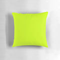 Bright green lime neon color accent pillow with abstract texture and modern graphic design