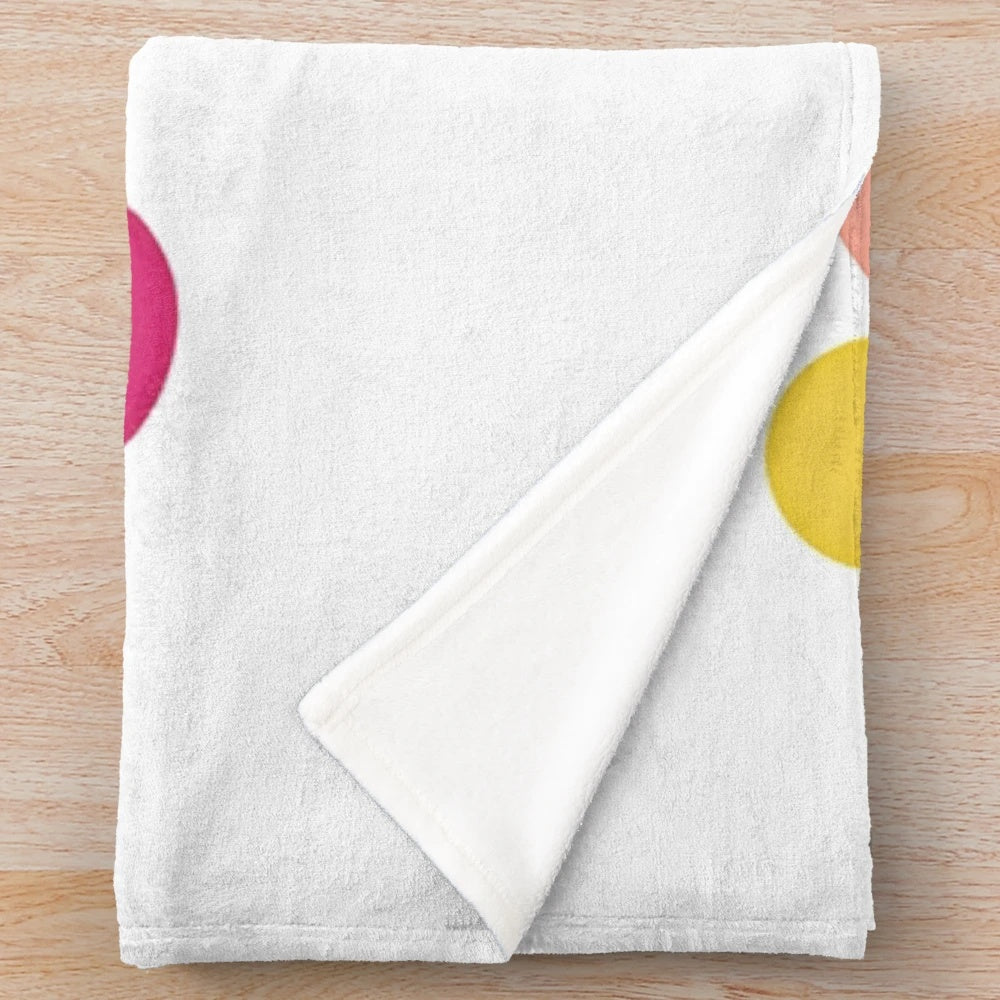 Colorful llama pop art design on a soft, plush blanket