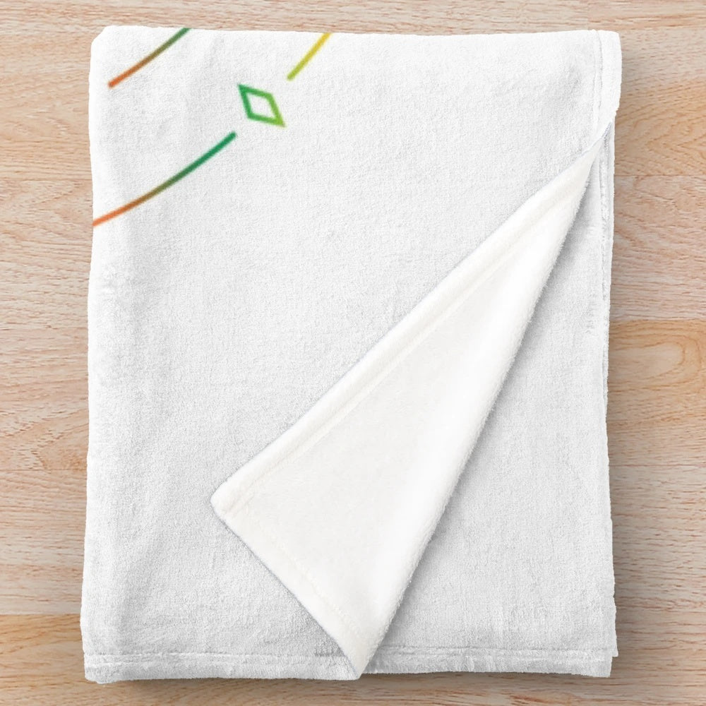 Colorful Loona Orbit Logo Plush Blanket