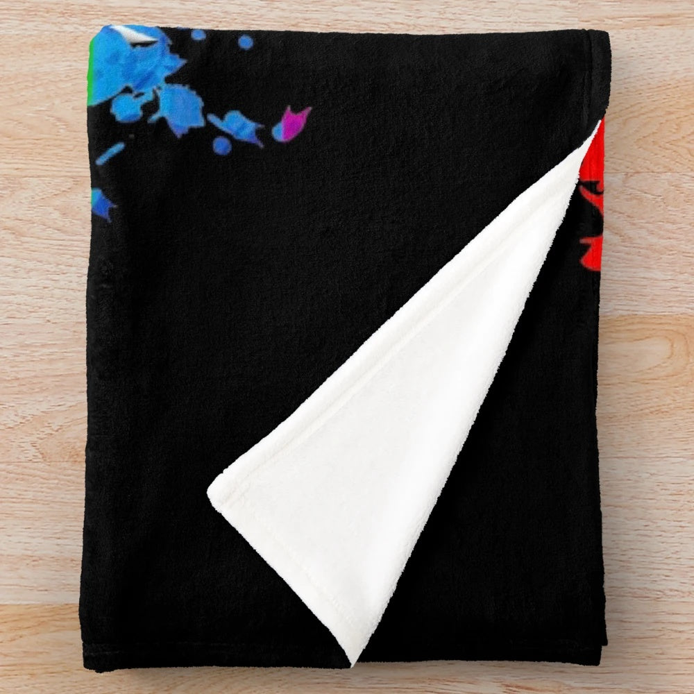 Colorful love is love plush blanket