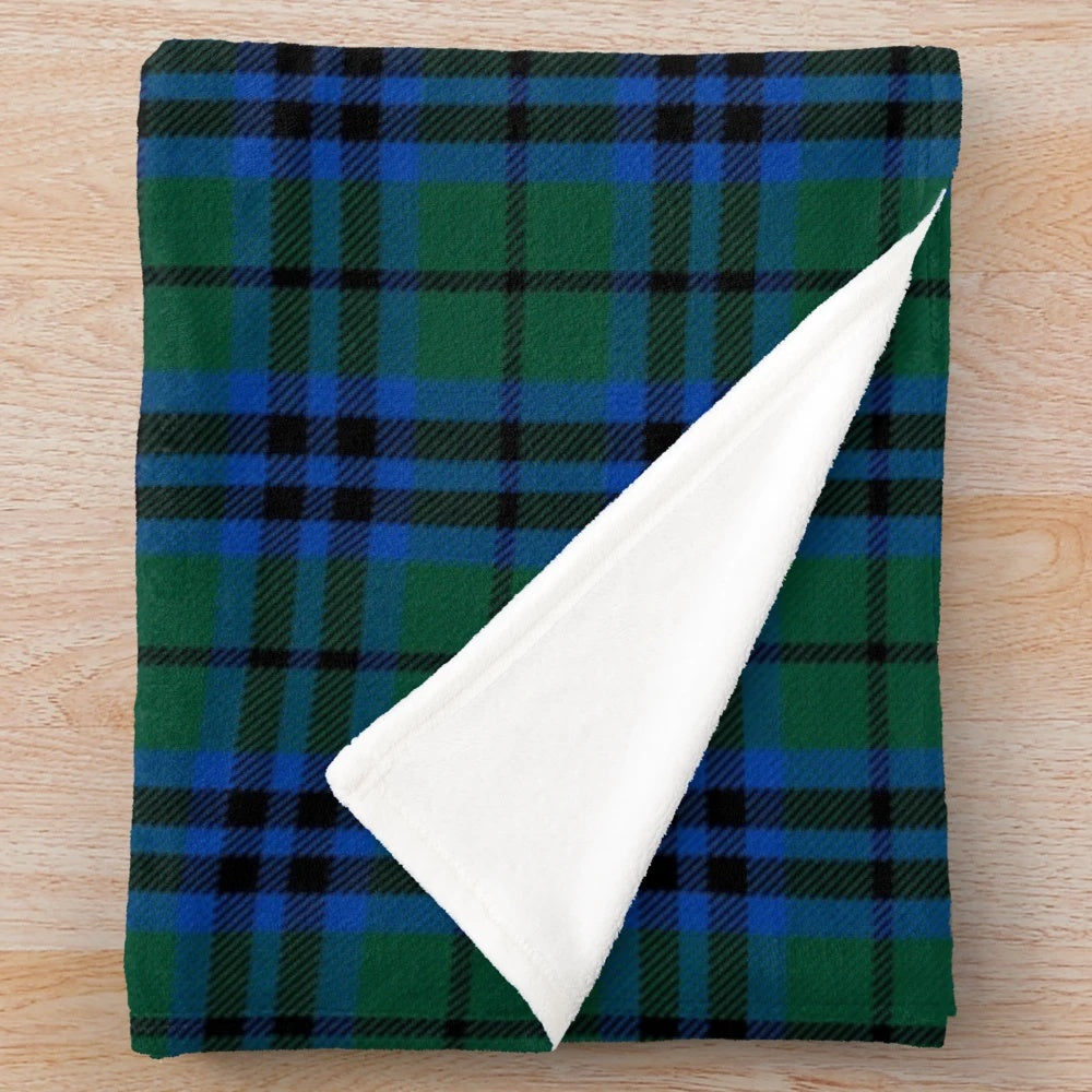 Marshall Clan Tartan Plush Blanket