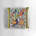 Colorful Pillow with Mexican Tile Bird Design for Cozy Home Decor