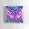 Stunning moth-patterned decorative pillow for home and office