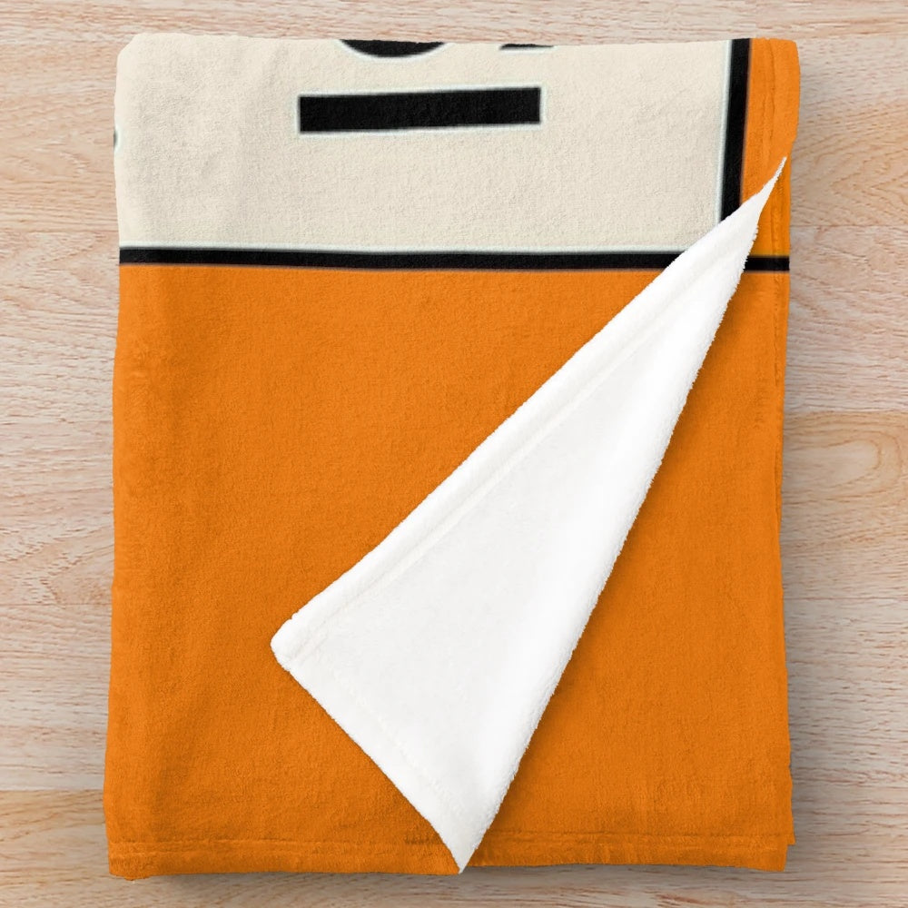 Manx Grand Prix motorcycle racing-themed plush blanket
