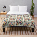 Music culture inspired plush blanket featuring black women