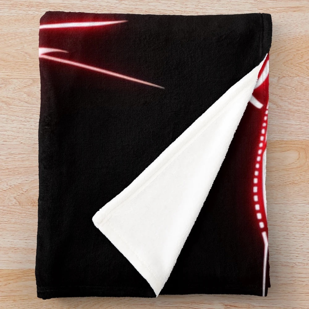 Neon Dante Plush Blanket featuring the iconic Devil May Cry character