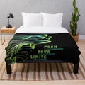 Neon Runner Plush Blanket