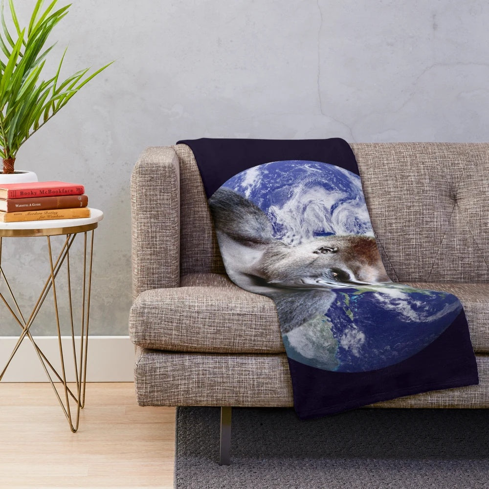 One World Plush Blanket - Colorful and Trendy Home Decor