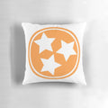 Orange Tristar Pillow with University of Tennessee Vols Logo