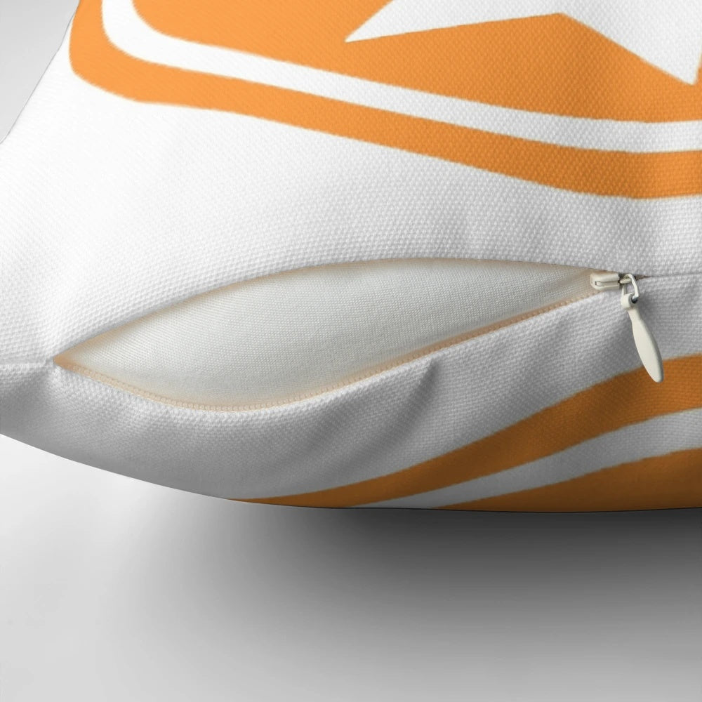 Orange Tristar Pillow with University of Tennessee Vols Logo