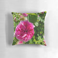 Closeup of a Lush, Pink Peony Blossom Pillow