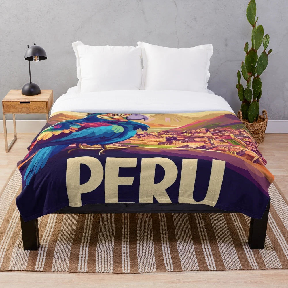 Vibrant Peruvian art celebrating culture, traditions, and heritage