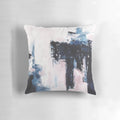 Set of three pink and navy abstract canvas wall art prints, perfect for a modern nursery or bedroom.